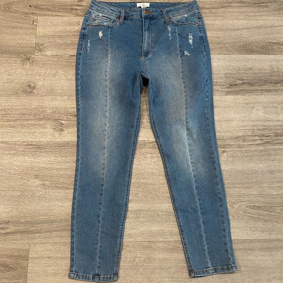 Ivy + Main size 11 straight leg, high rise jeans. - Picture 1 of 7